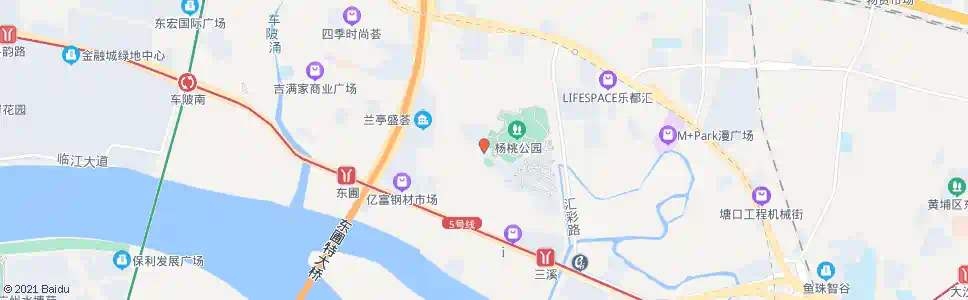 广州桃园一路_公交站地图_广州公交_妙搜公交查询2025