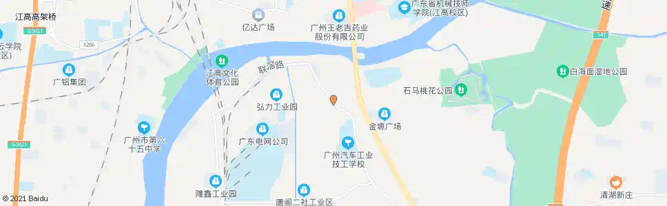 广州唐阁_公交站地图_广州公交_妙搜公交查询2025