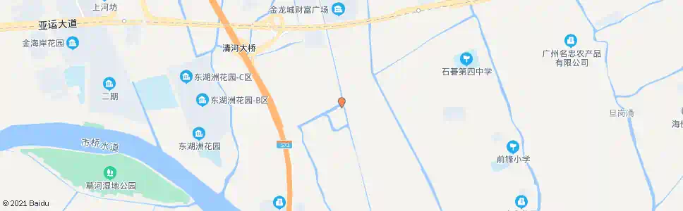 广州长坦村口_公交站地图_广州公交_妙搜公交查询2025