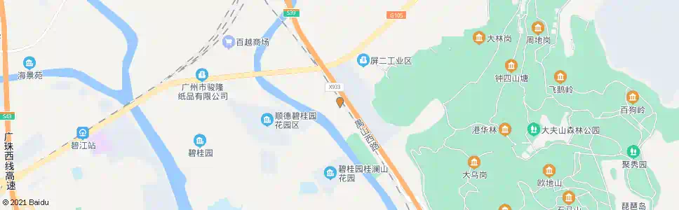 广州碧桂东苑_公交站地图_广州公交_妙搜公交查询2025