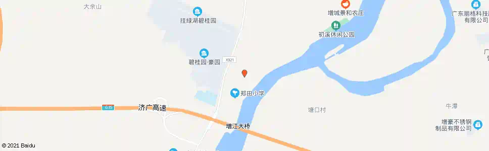 广州郑田村_公交站地图_广州公交_妙搜公交查询2025