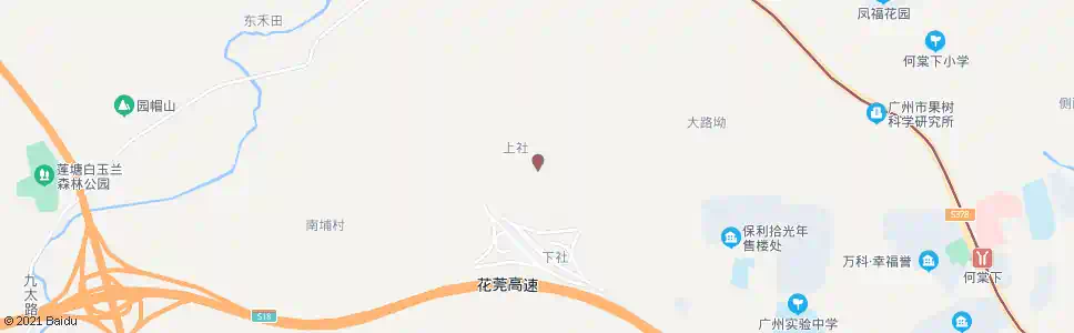 广州山龙村委_公交站地图_广州公交_妙搜公交查询2025