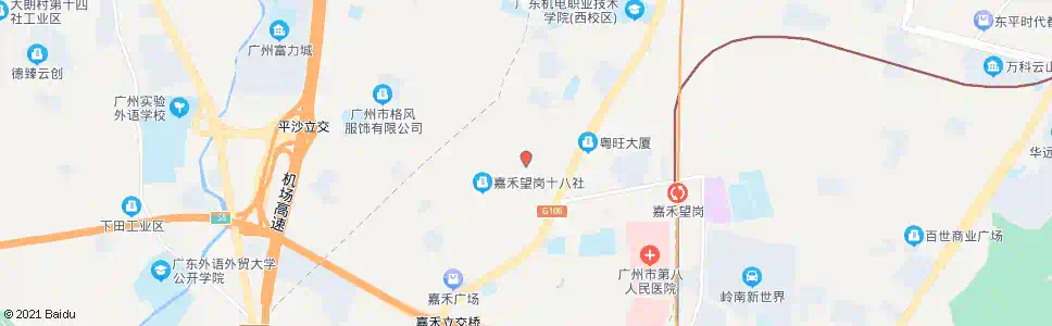 广州望岗工业一路_公交站地图_广州公交_妙搜公交查询2025