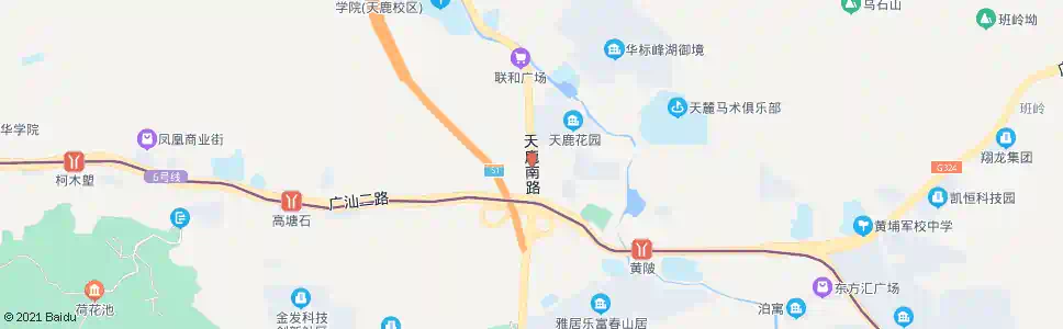 广州联和路口_公交站地图_广州公交_妙搜公交查询2025