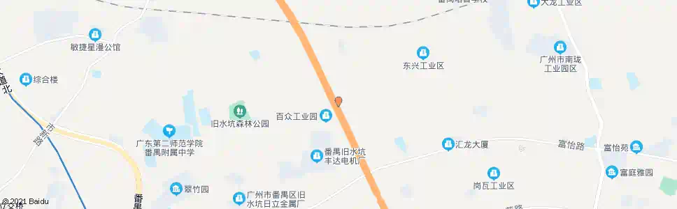 广州谭边村_公交站地图_广州公交_妙搜公交查询2025