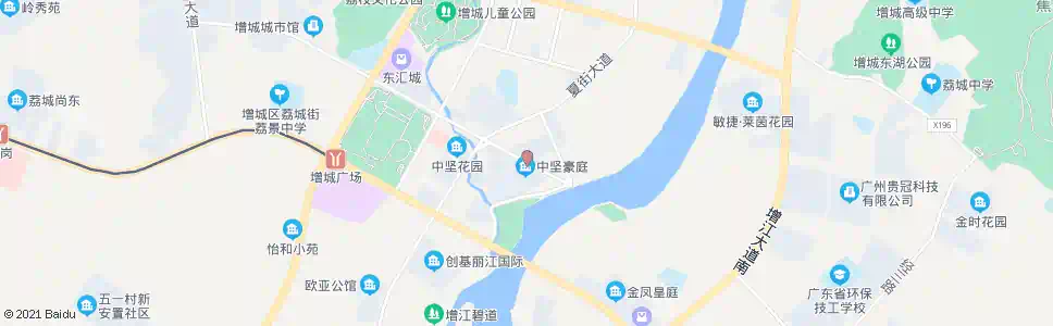 广州中坚豪庭_公交站地图_广州公交_妙搜公交查询2025