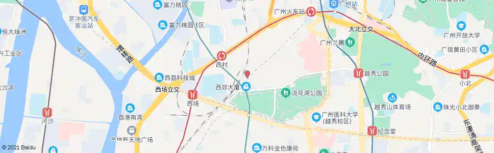 广州中大小商品城_公交站地图_广州公交_妙搜公交查询2025