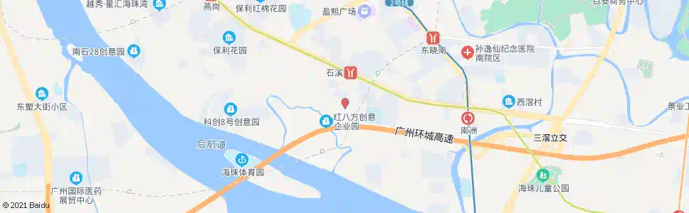 广州新业路中_公交站地图_广州公交_妙搜公交查询2025