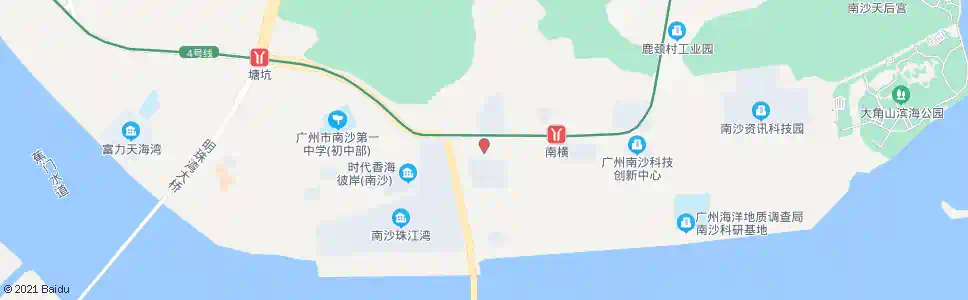 广州晴海岸_公交站地图_广州公交_妙搜公交查询2025