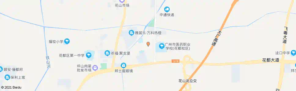 广州洛场村_公交站地图_广州公交_妙搜公交查询2025