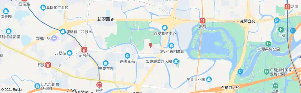 广州南洲工业区_公交站地图_广州公交_妙搜公交查询2025