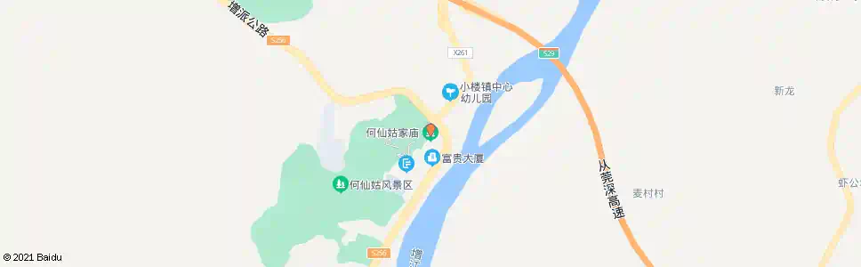 广州何仙姑家庙_公交站地图_广州公交_妙搜公交查询2025