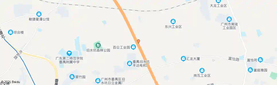 广州边谭村_公交站地图_广州公交_妙搜公交查询2025