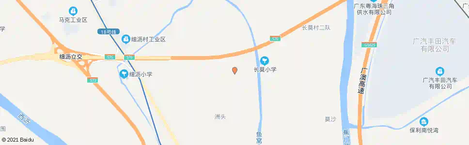 广州万洲村委_公交站地图_广州公交_妙搜公交查询2025