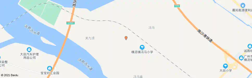 广州冯马一村八队_公交站地图_广州公交_妙搜公交查询2025