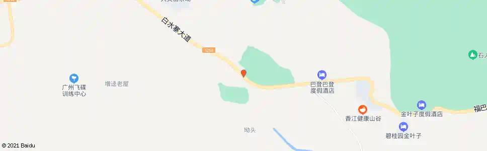广州白水寨_公交站地图_广州公交_妙搜公交查询2025