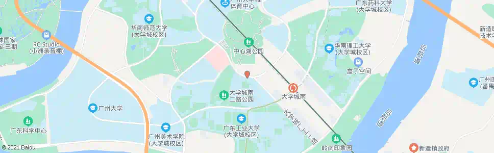广州中心南大街_公交站地图_广州公交_妙搜公交查询2025