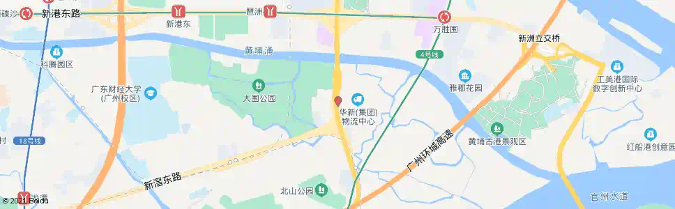 广州新滘东隧道口_公交站地图_广州公交_妙搜公交查询2025