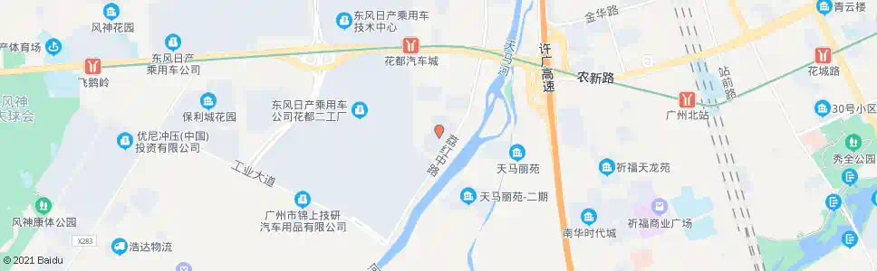 广州花都万科天景花园总站_公交站地图_广州公交_妙搜公交查询2025