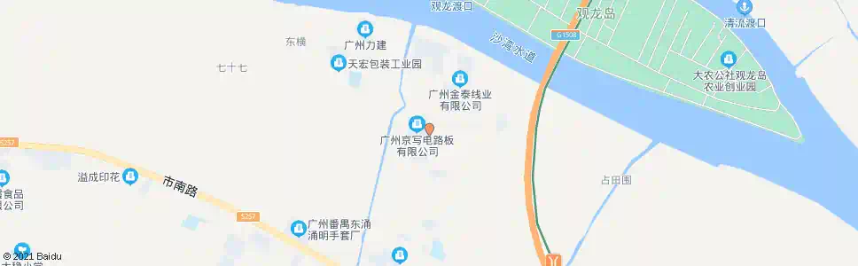 广州锦兴染厂_公交站地图_广州公交_妙搜公交查询2025