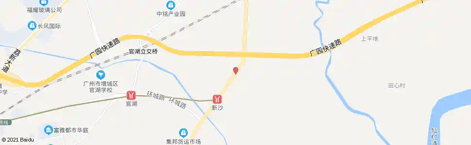 广州乌石村_公交站地图_广州公交_妙搜公交查询2025