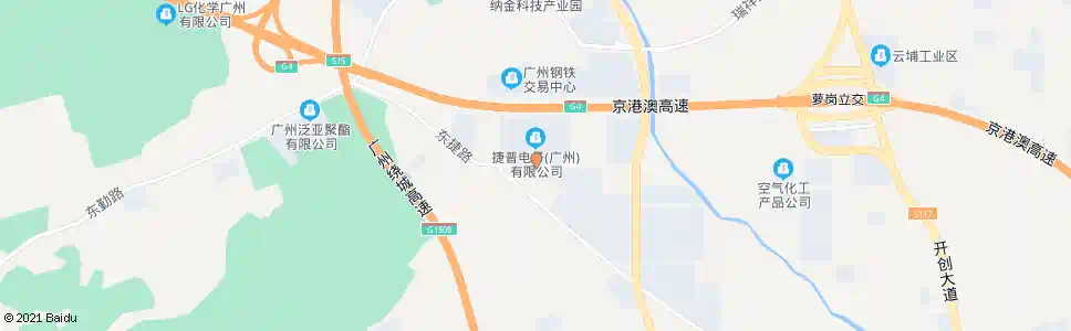 广州捷普电子厂_公交站地图_广州公交_妙搜公交查询2025