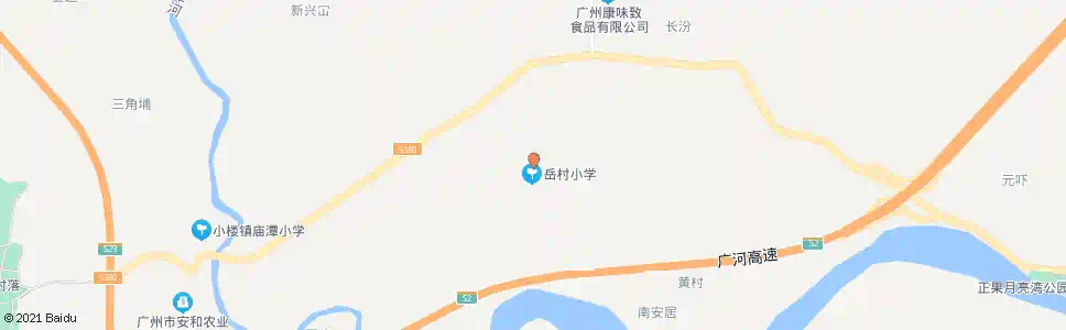 广州林岳村委_公交站地图_广州公交_妙搜公交查询2025