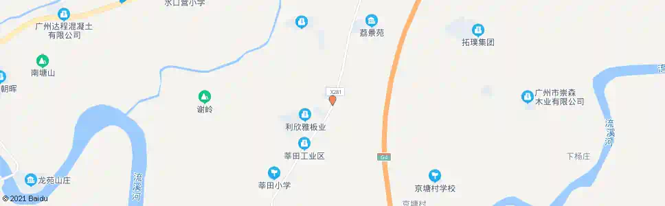 广州莘田工业区_公交站地图_广州公交_妙搜公交查询2025