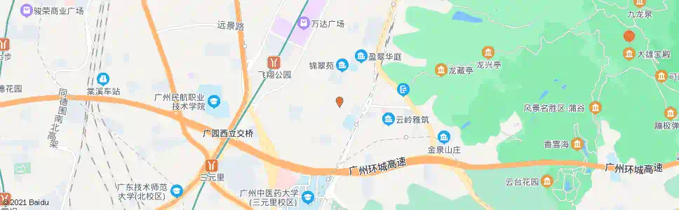 广州云苑新村总站_公交站地图_广州公交_妙搜公交查询2025