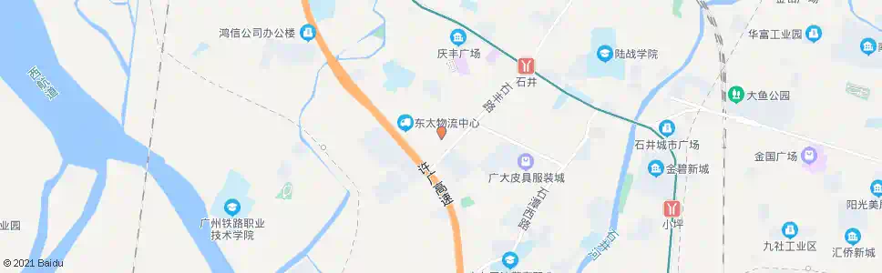 广州庆丰纺织一路_公交站地图_广州公交_妙搜公交查询2025