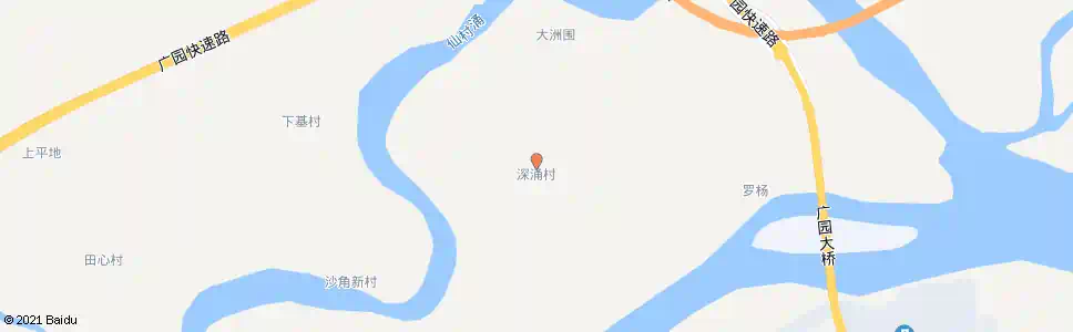 广州深涌村(仙村)_公交站地图_广州公交_妙搜公交查询2025