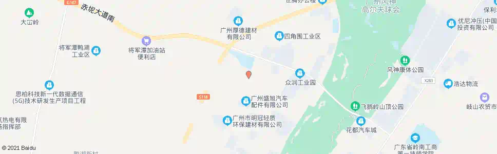 广州民安北路_公交站地图_广州公交_妙搜公交查询2025