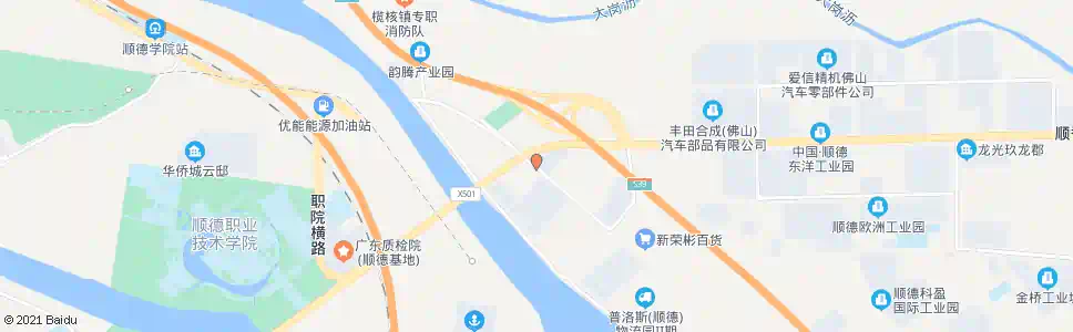 广州三村海丰南_公交站地图_广州公交_妙搜公交查询2025