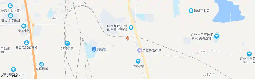 广州郭塘路口_公交站地图_广州公交_妙搜公交查询2025