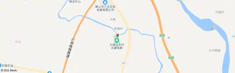 广州大旗头村_公交站地图_广州公交_妙搜公交查询2025