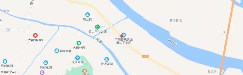 广州高新沙路口_公交站地图_广州公交_妙搜公交查询2025