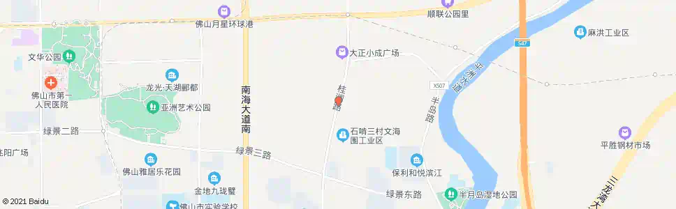 广州佛平桂澜路口_公交站地图_广州公交_妙搜公交查询2025