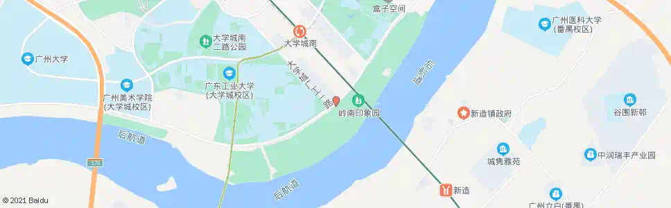 广州岭南印象园总站_公交站地图_广州公交_妙搜公交查询2025