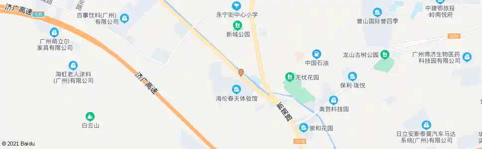 广州海伦春天_公交站地图_广州公交_妙搜公交查询2025