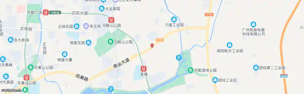 广州莲塘市场_公交站地图_广州公交_妙搜公交查询2025