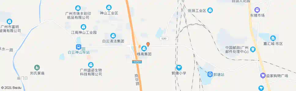 广州大岭路口_公交站地图_广州公交_妙搜公交查询2025