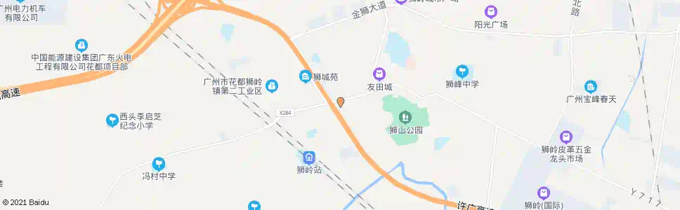 广州狮岭汽车站_公交站地图_广州公交_妙搜公交查询2025