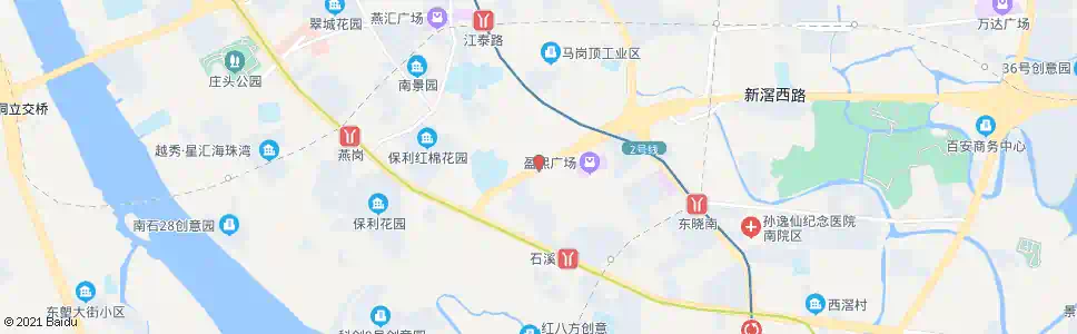 广州石溪(新滘西路)_公交站地图_广州公交_妙搜公交查询2025