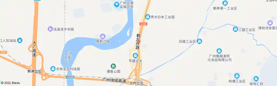 广州蒲鱼庄_公交站地图_广州公交_妙搜公交查询2025