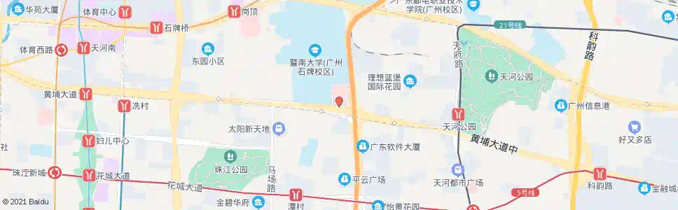 广州华侨医院_公交站地图_广州公交_妙搜公交查询2025