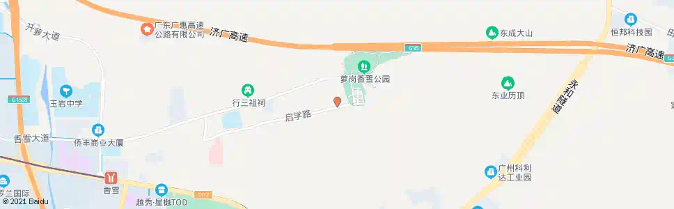 广州萝岗香雪总站(梅花世界)_公交站地图_广州公交_妙搜公交查询2025