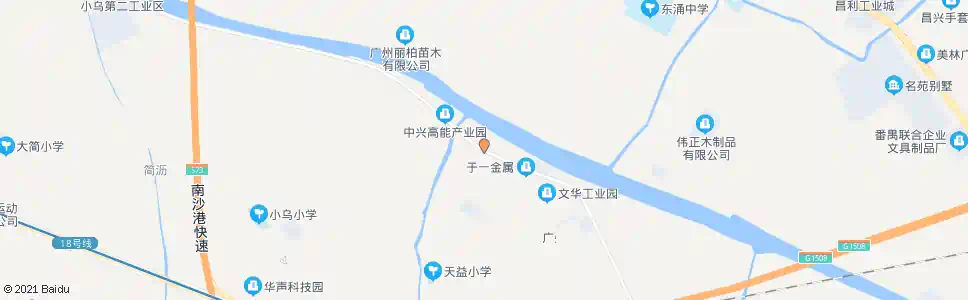 广州天益村(南沙大道)_公交站地图_广州公交_妙搜公交查询2025