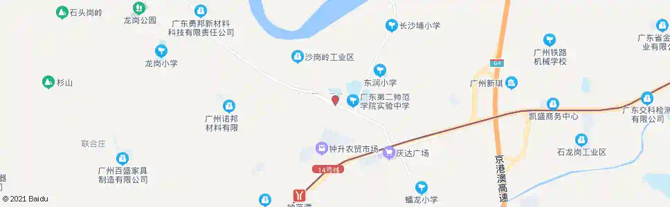广州福龙路_公交站地图_广州公交_妙搜公交查询2025