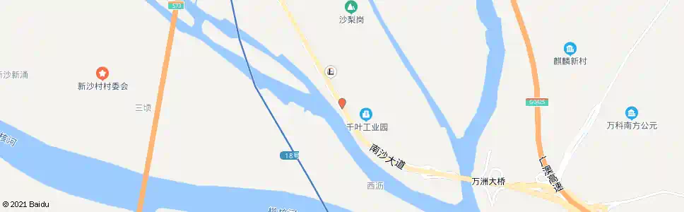 广州万洲村_公交站地图_广州公交_妙搜公交查询2025