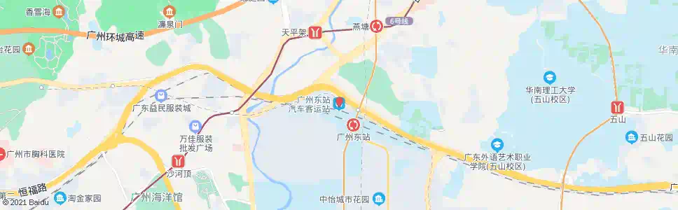 广州广州东圃汽车客运站_公交站地图_广州公交_妙搜公交查询2025